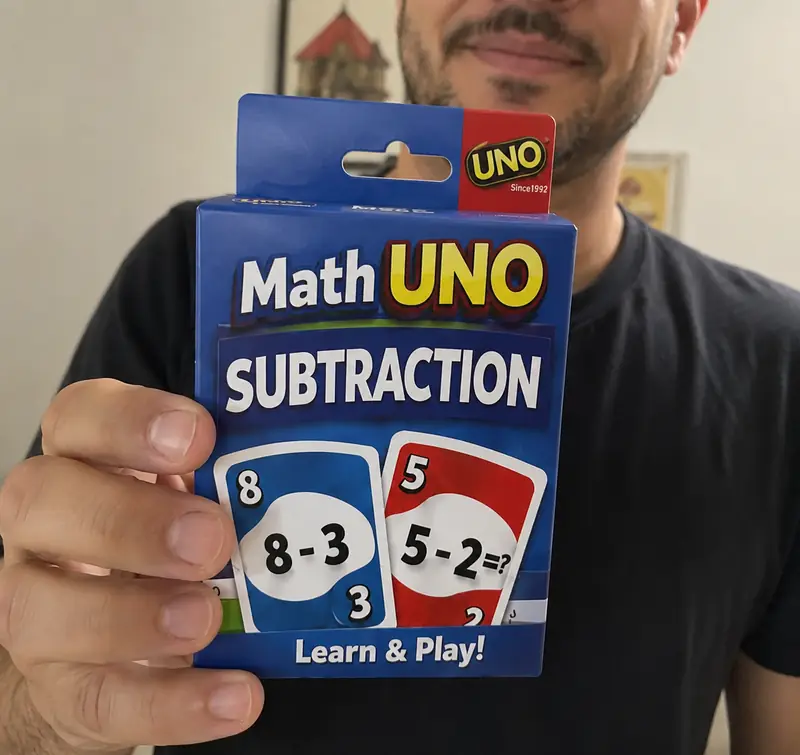 Parents and teachers playing Math UNO 2